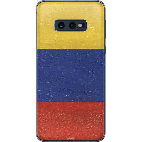 Colombia Flag Distressed Galaxy S10e Skin